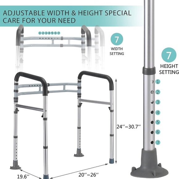 Toilet Safety Rails - Picture 3 of 6